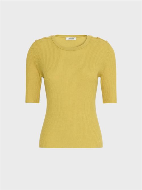 Ribbed pure wool knit with jewel buttons S' MAX MARA | 2629366081600009